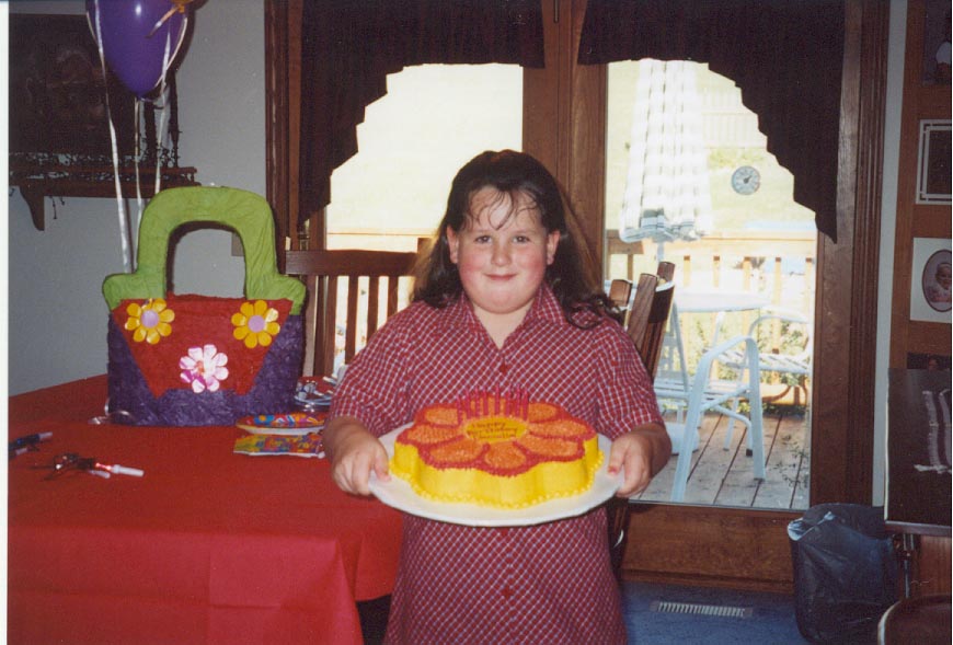 Dani with Birthday Cake