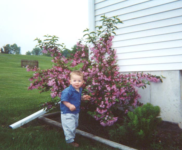 Matt with Flowers