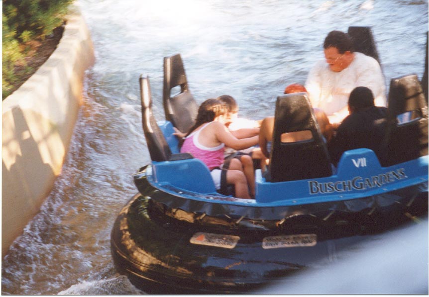 Water Ride at Busch Gardens